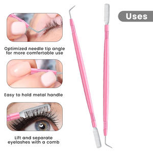 Vente flash Séparateur de cils rose Outils de lifting des cils Emballage personnalisé Isolateur de cils avec impression de cils Faible MOQ Marque privée Bahasa Pro - Product Image 5