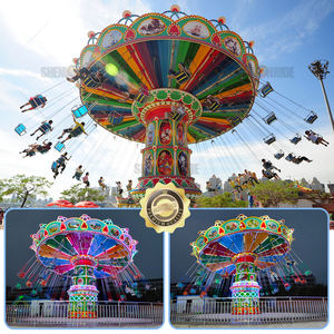 Parc d'attractions Carnival Wave Swinging Flying Chair Ride-Système de verrouillage de sécurité double - Product Image 3