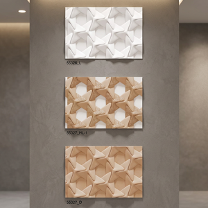 Gran oferta 300x450 arenisca áspera 8mm de espesor interior 30x45cm porcelana 3D azulejo de pared 12x18 azulejos interiores de cerámica pulida brillante - Product Image 4