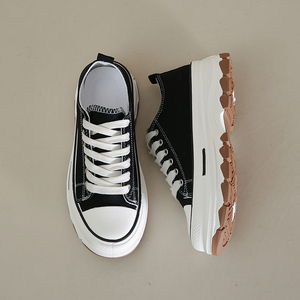Chaussures de marche compensées pour femme, tendance automne, respirantes, à semelle épaisse, baskets décontractées légères style urbain - Product Image 3