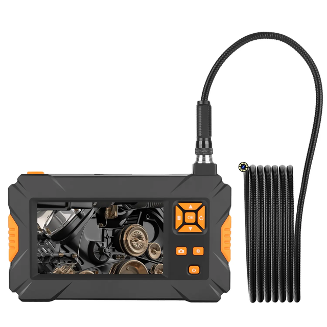 4.3" IPS Screen 1080P HD Snake Camera Inspection Borescope Camera IP67 Waterproof Endoscope Camera with Mini 3.9mm Lens