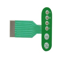 Clavier à membrane personnalisé avec module LED en relief sur mesure Deson