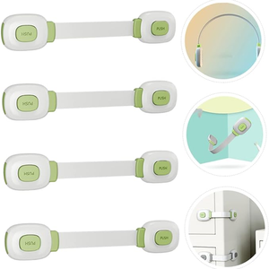 Serrature per cinghie di sicurezza per la sicurezza dei bambini installazione facile serrature per bambini flessibili <span class=keywords><strong>e</strong></span> regolabili per armadietti <span class=keywords><strong>e</strong></span> cassetti frigorifero per wc - Product Image 4