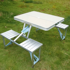 Ensemble <span class=keywords><strong>de</strong></span> <span class=keywords><strong>table</strong></span> et <span class=keywords><strong>de</strong></span> chaises pliantes en MDF <span class=keywords><strong>de</strong></span> haute qualité pour le <span class=keywords><strong>camping</strong></span> en plein air - Product Image 4
