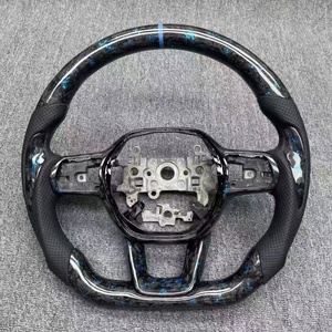 Volante de Fibra de Carbono Forjado Personalizado en Oferta para <span class=keywords><strong>Honda</strong></span> <span class=keywords><strong>Civic</strong></span> 11ª Generación, Volante con Agarre de Gamuza Personalizable - Product Image 1