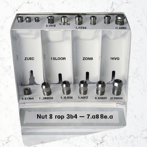 M3Hexナット鋼とステンレス鋼亜鉛メッキ仕上げコーヒーバッグアクセサリー - Product Image 1