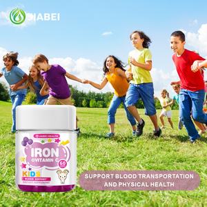 Vitaminas al por Mayor, Hierro + Vitamina C en Gomitas para Niños, Apoya la Inmunidad y la Salud General, Suplementos Vitamínicos, Fibra Dietética para Niños - Product Image 3