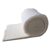 Relleno de Lana Ignífugo de Grosor Personalizado, Relleno de Dacrón Resistente al Calor para Tapicería Blanca, Relleno Aislante para Almohadillas Calientes