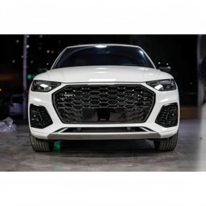 ตะแกรงไฟตัดหมอกกันชนหน้าสำหรับ <span class=keywords><strong>AUDI</strong></span> <span class=keywords><strong>Q5</strong></span> SQ5 SUV/<span class=keywords><strong>Sportback</strong></span> 2021-2024 ฝาครอบไฟตัดหมอกแบบรังผึ้ง สไตล์ Sport RSQ5 อุปกรณ์ตกแต่ง - Product Image 4