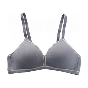 Reggiseno di seta con reggiseno adesivo Push up reggiseno da donna marche morbide aperte aperte sottili senza fili 34B biancheria intima - Product Image 4