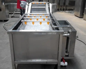 Máquina de lavado de alta presión con cepillo de rodillos para limpieza de zanahorias, patatas y frutas - Product Image 5