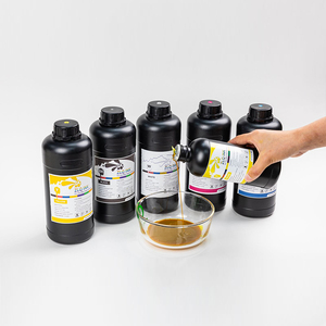 Premium 1000ml UV-inktcartridge voor E-pson industriële printkoppen, compatibel met zachte en harde ondergronden - Product Image 3