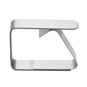 Clips de <span class=keywords><strong>nappe</strong></span> en acier inoxydable, supports de <span class=keywords><strong>nappe</strong></span> en métal robustes, pinces antidérapantes pour pique-nique en plein air, patio, mariage et fête - Product Image 6