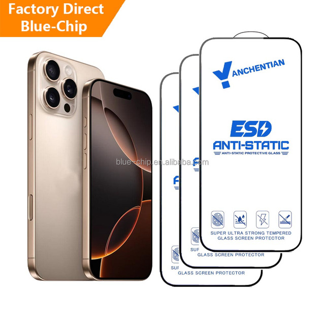 Yanchentian Wholesale 3D Curved Full Coverage Anti Scratch ESD Cover Tempered Glass HD 9H Hardness Ultra-Thin Screen Protector