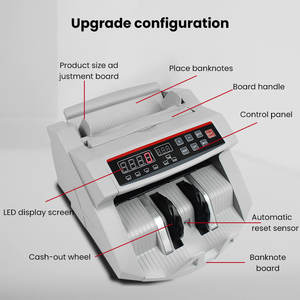 Contador de Dinero Automático Portátil para Múltiples Divisas, Máquina Contadora de Billetes, Detector de Billetes - Product Image 4