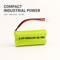 Batterie rechargeable Ni-MH AAA 2,4 V 400 mAh pour appareils électroniques grand public, pack de batteries Ni-MH rechargeables au nickel-hydrure métallique