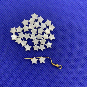 Conchiglia Naturale Bianca 6MM a Cinque Stelle, Accessori Decorativi Fai-da-Te per Abbigliamento, Scarpe, Cappelli e Materiali Vari - Product Image 3