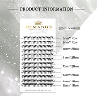 Extensions de cils en soie cachemire faites à la main sur mesure, marque privée, effet plume, longues, naturelles, professionnelles, pour cosplay, Noël