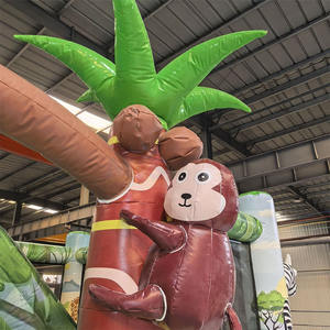 Castillo Inflable Comercial Estilo Zoológico para Eventos, Material de PVC, Personalizable, Fácil de Instalar, para Eventos y Fiestas en Interiores y Exteriores - Product Image 4