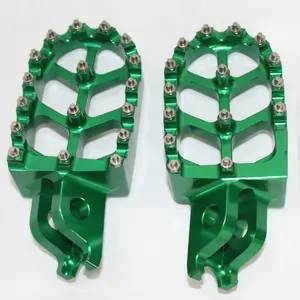 Great quality aluminum alloy OEM supermoto foot pegs fit in kx klx kxf125 250 300 450 for sale