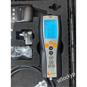1x Sonde d'échantillonnage de gaz de combustion industrielle de type thermique Testo340 / Testo350 0600 7630 Utilisée - Product Image 4