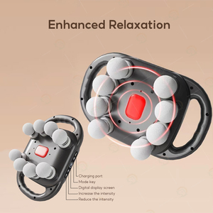 Điện yên tĩnh xách tay đầy đủ công cụ cơ thể 8 đầu cơ Facia Vibrator massage súng mô sâu cho cổ vai trở lại Massager - Product Image 6