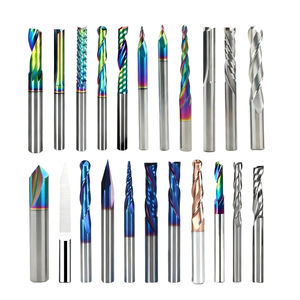 ठोस कार्बाइड सीएनसी राउटर बिट्स सेट करें विस्तारित उपकरण जीवन के लिए प्रीमियम लेपित लकड़ी के लिए - Product Image 1