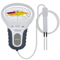 Testeur de pH PC-101, appareil de test de la qualité de l'eau au chlore, mesure du CL2, testeur de pH et de chlore 2 en 1 pour piscine et aquarium
