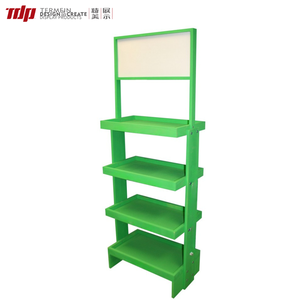 Exhibidor Comercial TDP de Madera Curvada de Múltiples Niveles para Supermercados, Tiendas de Conveniencia, Productos de Consumo Masivo, Exhibición de <span class=keywords><strong>Abarrotes</strong></span>, Estante con Bloques de Color - Product Image 3