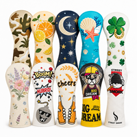 Golfclubhoesjes met creatief kersenpatroon, beschermende headcovers, groothandelsbestelling, golfclubhoes