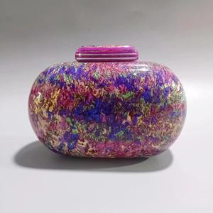 Acrilico acquerello signora lusso borsa nuziale festa festa ballo ellittica pochette borsa da donna cena sera pochette - Product Image 2