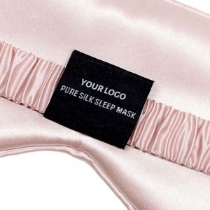 Ensemble de masques pour les yeux en satin de soie de mûrier 100% occultant, avec sangle élastique réglable, pour hommes et femmes, en gros, en vrac, avec coffret cadeau - Product Image 2