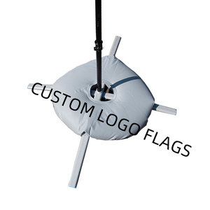 Tùy Chỉnh Logo Và Hình Dạng Thiết Kế Vải Quảng Cáo Bãi Biển Cờ Biểu Ngữ - Product Image 5