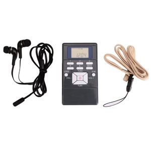 Radio <span class=keywords><strong>FM</strong></span> Portátil Digital DSP de Alta Sensibilidad con Canales Preestablecidos para Reuniones e Iglesias, Receptor de Radio <span class=keywords><strong>FM</strong></span> Estéreo Portátil - Product Image 6