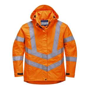 PORTWEST - LW70ORRS Chaqueta transpirable naranja de alta visibilidad para mujer-EAN 5036108280889 ROPA DE TRABAJO DE LA HI-VIS - Product Image 1