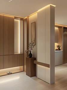 Armoire portable de style moderne personnalisée, en bois mélaminé détachable, pour le rangement des vêtements, pour les familles, les appartements, les hôtels, les écoles - Product Image 5