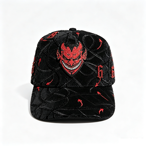 Cappellino da Baseball Personalizzato <span class=keywords><strong>con</strong></span> Logo, 5 Pannelli, Gorras G5 Dandi Barbas, <span class=keywords><strong>con</strong></span> Chip, Ricamo 3D, Struttura a A, 100% Cotone - Product Image 2