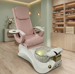 High Quality Modern Salon Furniture <b>pink</b> Manicure Foot Spa Chair Massage Chair Pedicure for Sale - Product Image 1