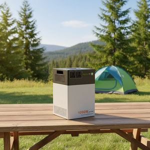 Générateur solaire portable intelligent de secours pour <span class=keywords><strong>la</strong></span> <span class=keywords><strong>maison</strong></span> et l'extérieur, alimentation de secours 1200W, batterie Lifepo4, station <span class=keywords><strong>d</strong></span>'alimentation avec UPS - Product Image 3