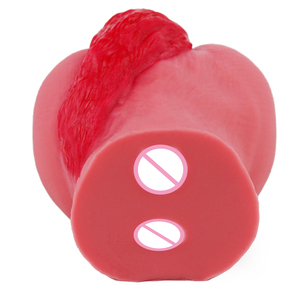 Masturbador Masculino Sunshine Liya, Serie Pony de Fantasía con Pelaje, Estimulador de Silicona para Hombre, Diseño de Doble Túnel, Textura Realista, para Adultos - Product Image 2