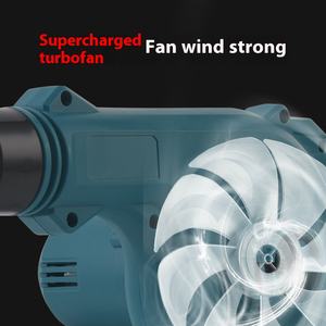 <span class=keywords><strong>Souffleur</strong></span> de <span class=keywords><strong>feuilles</strong></span> haute puissance à double usage Rechargeable DIY Batterie industrielle au lithium Sèche-cheveux Souffleurs - Product Image 4