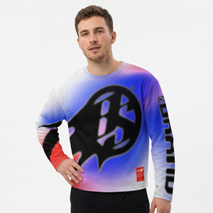 Oversized Short Sleeve T-Shirt <b>Men</b> 100% Cotton Formal Solid Gradient Color Print Streetwear Knitted <b>Turtleneck</b> Front Logo Design - Product Image 6