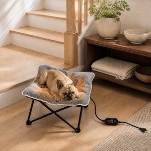 Cama para Perros ZT Heating, Plegable, Elevada, Rectangular, de Color Sólido, Textil, para Uso en Invierno, Estilo Moderno, Cama Térmica para Perros - Product Image 2