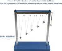 Démonstrateur de résonance à pendule, équipement d'expérimentation physique de type boule à pendule pour la vibration forcée et la résonance