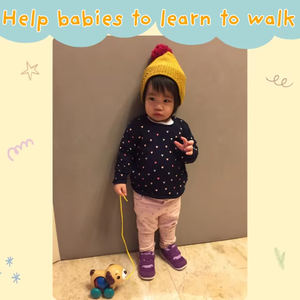 Odorless materials pull-<b>along</b> pupppy educational baby <b>push</b> pull back car <b>toys</b> for 1.5-3 ages - Product Image 3