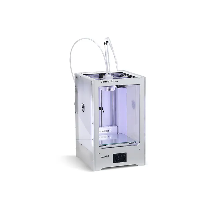 Made in China eco-friendly high resolution dual extruder fdm print 3d printer plus