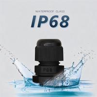 Presse-étoupe PG9 étanche IP68 pour câbles 4.0-8mm, protection de fils