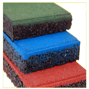 Chống vi khuẩn không độc hại trong nhà ngoài trời Vườn công viên Trường Mẫu Giáo sân chơi sàn phòng tập thể dục cao su phòng tập thể dục sàn Mat gạch - Product Image 2