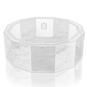 High Quality Custom Wholesale Lucite Judaica Marble Matzah Storage Box Matzah Box With Cover