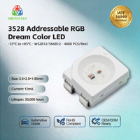 OEM disponible, IC intégré WS2812/SK6812 3528, LED RGB adressables ou bandes LED intelligentes pour la maison intelligente et les jeux